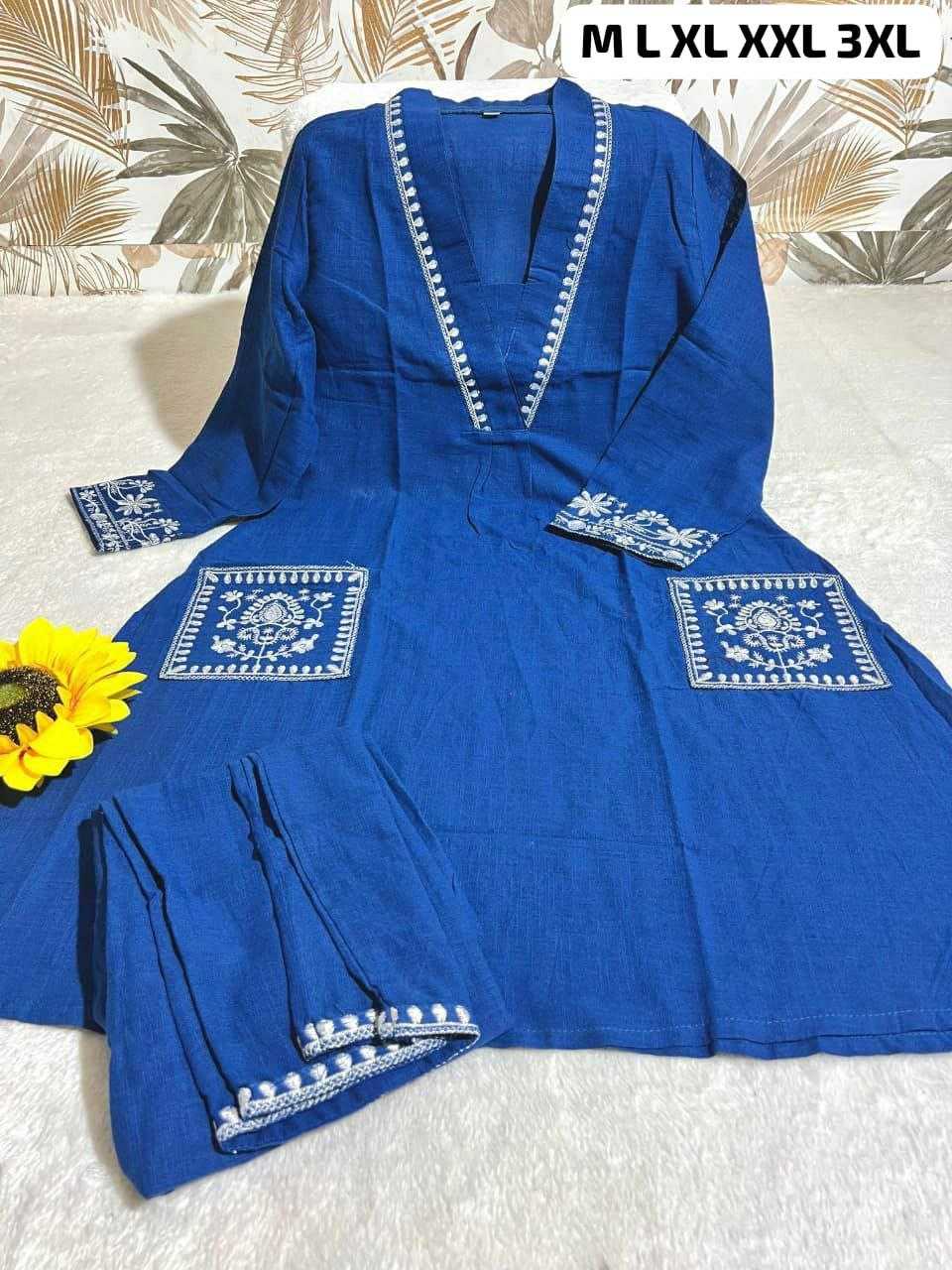 Ynf Cotton KESH613 Gorgeous Kurti Wholesale Workwear Kurtis Ladies Kurti Embroidered Kurtis Manufacturer- Kapda Export