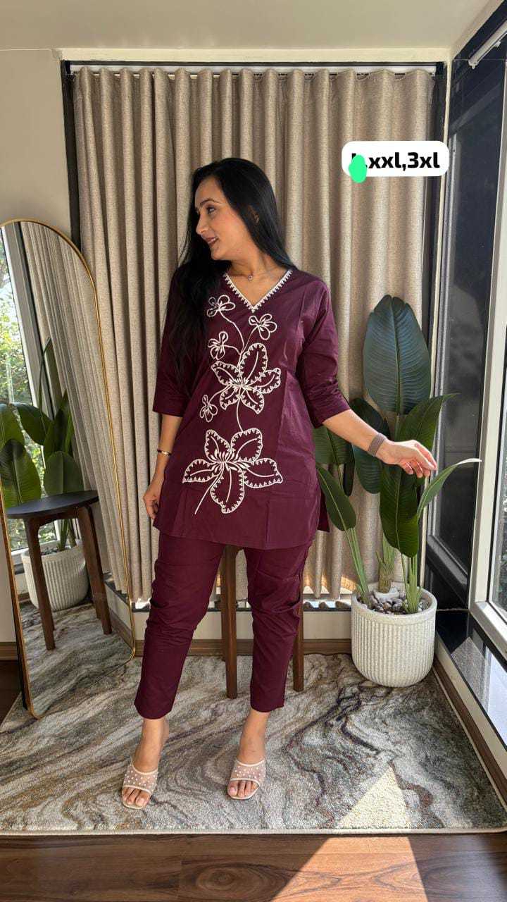 Ynf Cotton KESH623 125 Kurti Festive Collections Plus Size Collections Wholesale Cotton Kurtis Kurtis With Bottom V-Neck Kurtis Manufacturer- Kapda Export