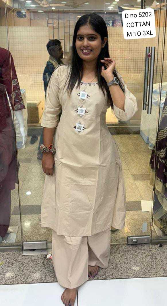 Ynf Cotton KESH623 5202 Kurti Wholesale Fancy Kurti Kurti With Palazzo Kurtis With Pockets Manufacturer- Kapda Export