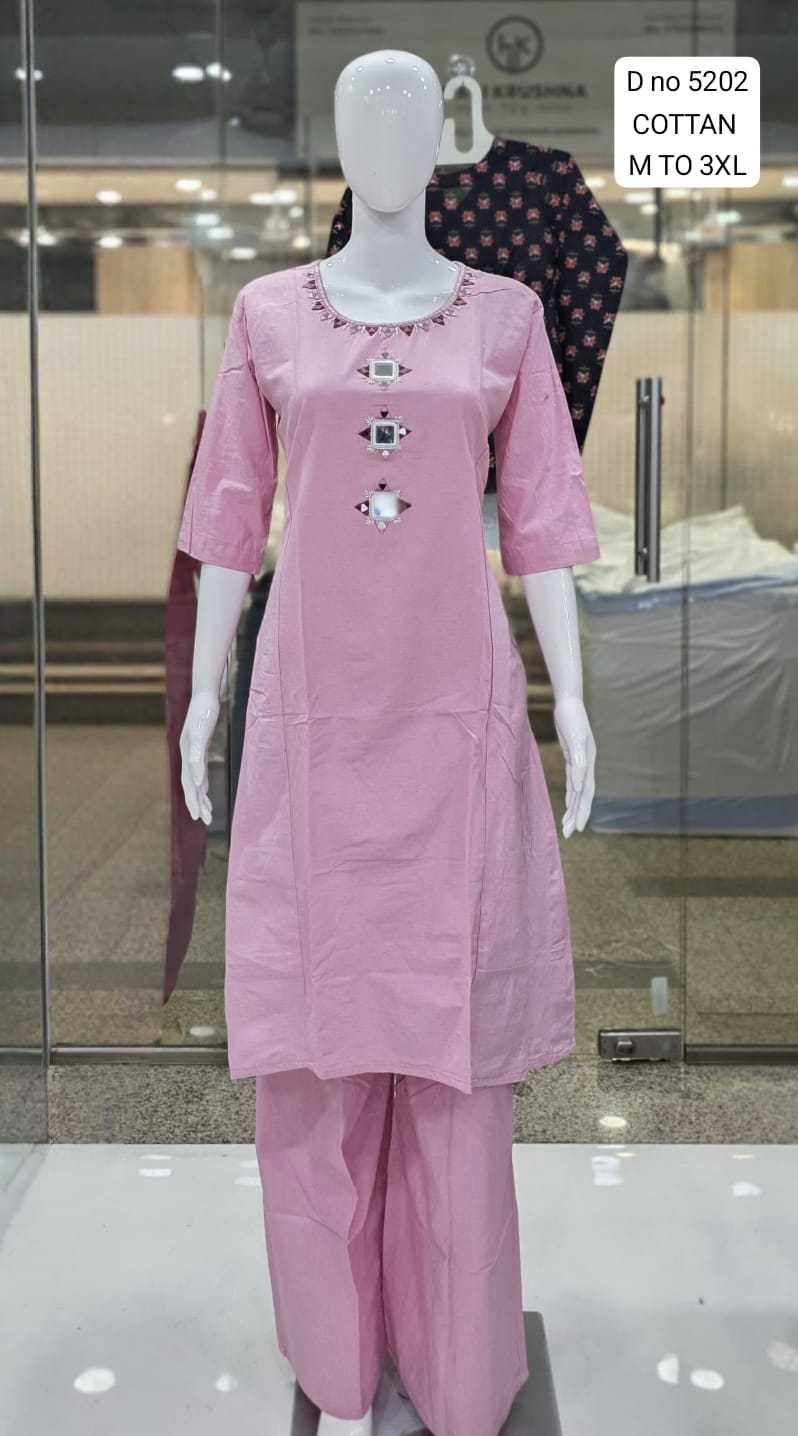 Ynf Cotton KESH623 5202 Kurti Wholesale Fancy Kurti Kurti With Palazzo Kurtis With Pockets Manufacturer- Kapda Export