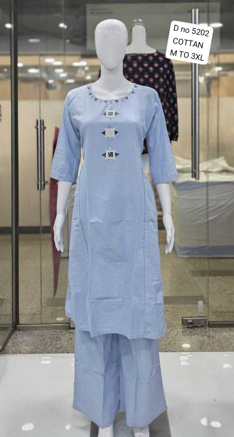 Ynf Cotton KESH623 5202 Kurti Wholesale Fancy Kurti Kurti With Palazzo Kurtis With Pockets Manufacturer- Kapda Export