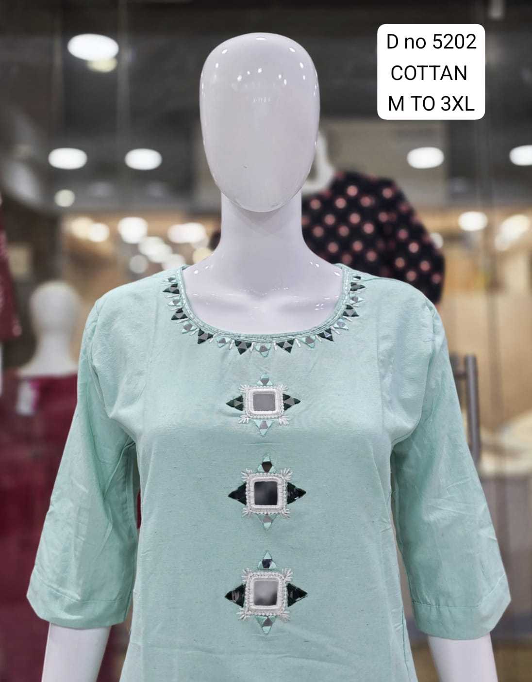 Ynf Cotton KESH623 5202 Kurti Wholesale Fancy Kurti Kurti With Palazzo Kurtis With Pockets Manufacturer- Kapda Export