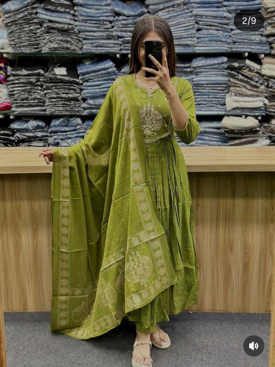 Ynf Cotton KESH623 new Suits & Dresses Wholesale Embroidery Suits Anarkali Suits Designer Suits Manufacturer- Kapda Export