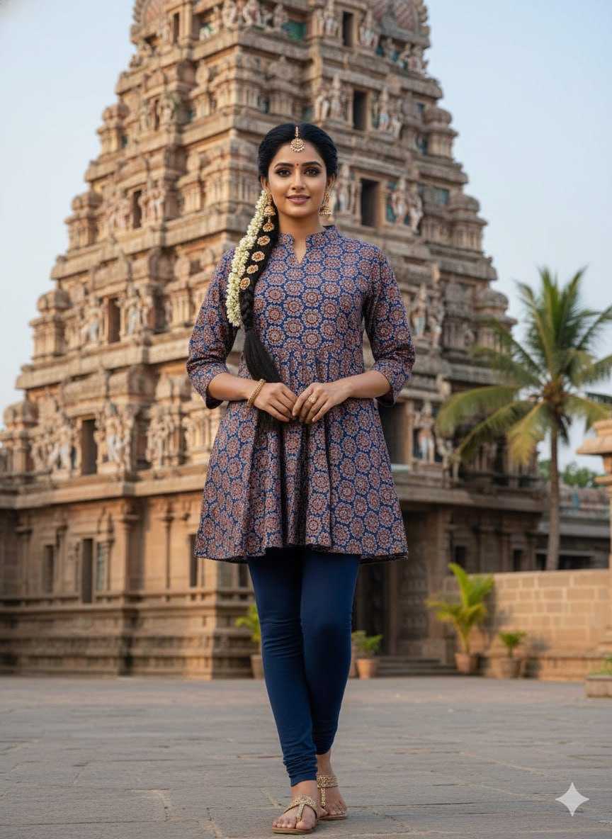 Ynf Cotton KESH642 0505 Kurti Wholesale Short Kurtis Printed Kurtis Cotton Kurtis Manufacturer- Kapda Export