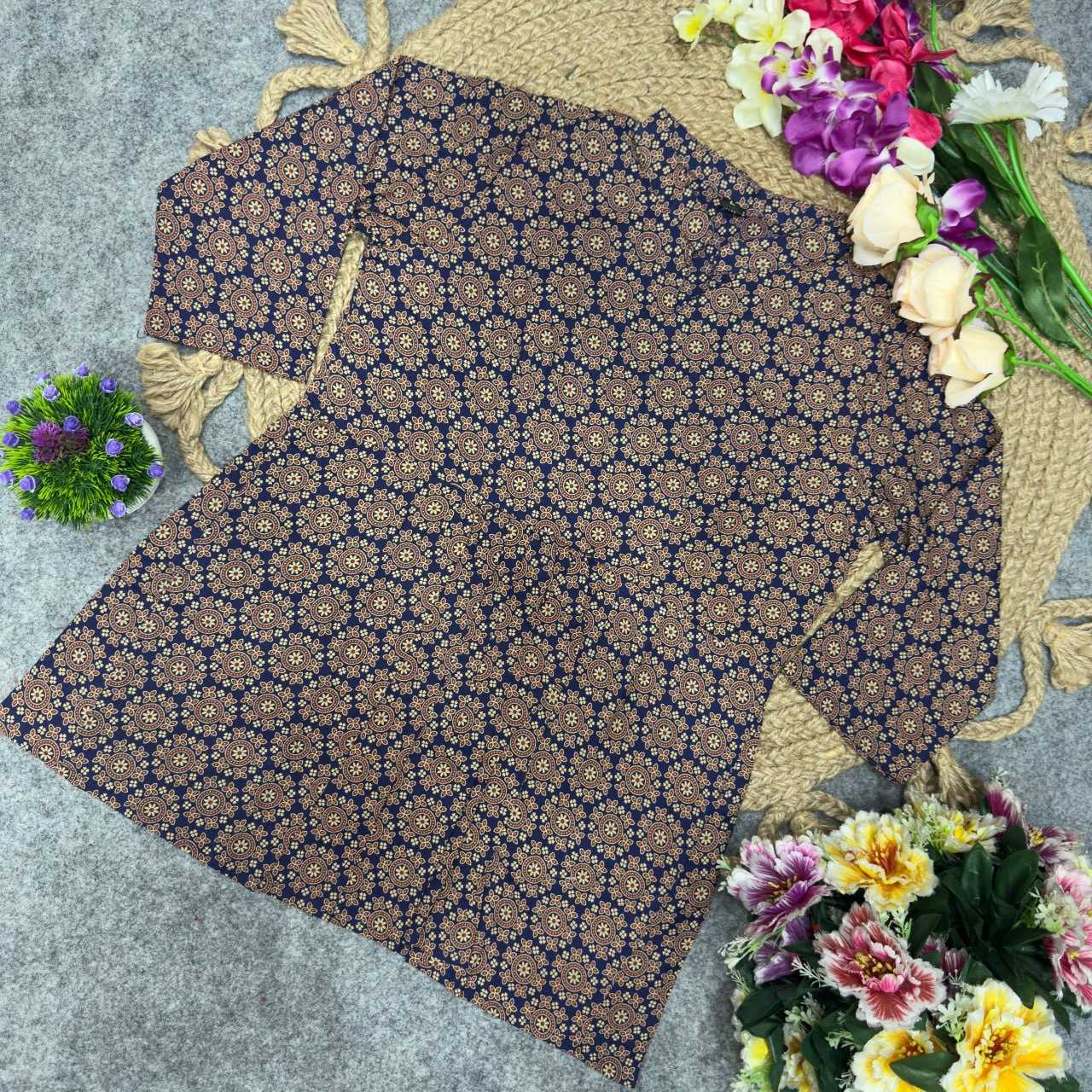 Ynf Cotton KESH642 0505 Kurti Wholesale Short Kurtis Printed Kurtis Cotton Kurtis Manufacturer- Kapda Export