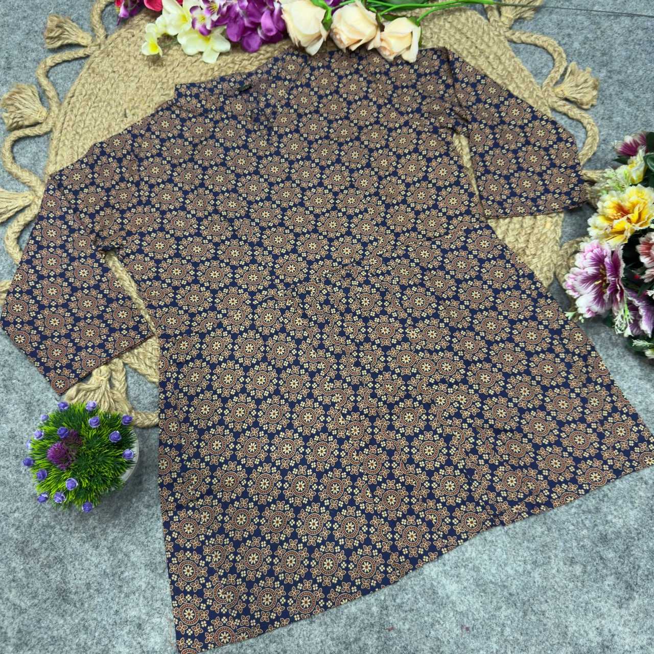 Ynf Cotton KESH642 0505 Kurti Wholesale Short Kurtis Printed Kurtis Cotton Kurtis Manufacturer- Kapda Export