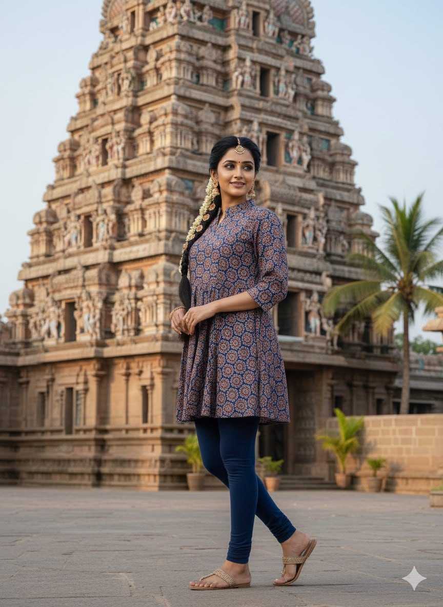 Ynf Cotton KESH642 0505 Kurti Wholesale Short Kurtis Printed Kurtis Cotton Kurtis Manufacturer- Kapda Export