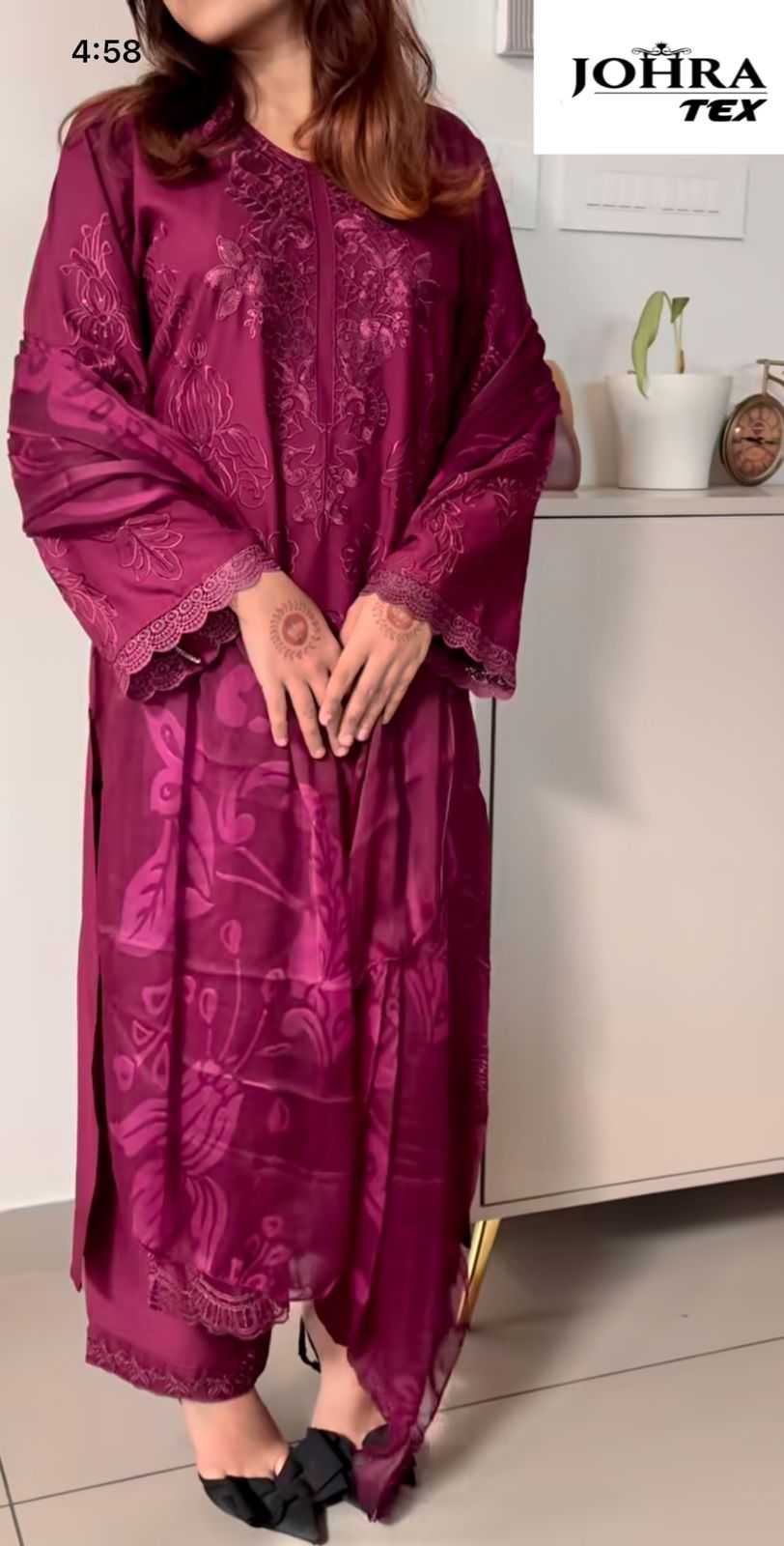 Ynf Cotton KESH677 Johra Tex Suits & Dresses Wholesale Ladies Suits Embroidery Suits Palazzo Suit Party wear suits Manufacturer- Kapda Export