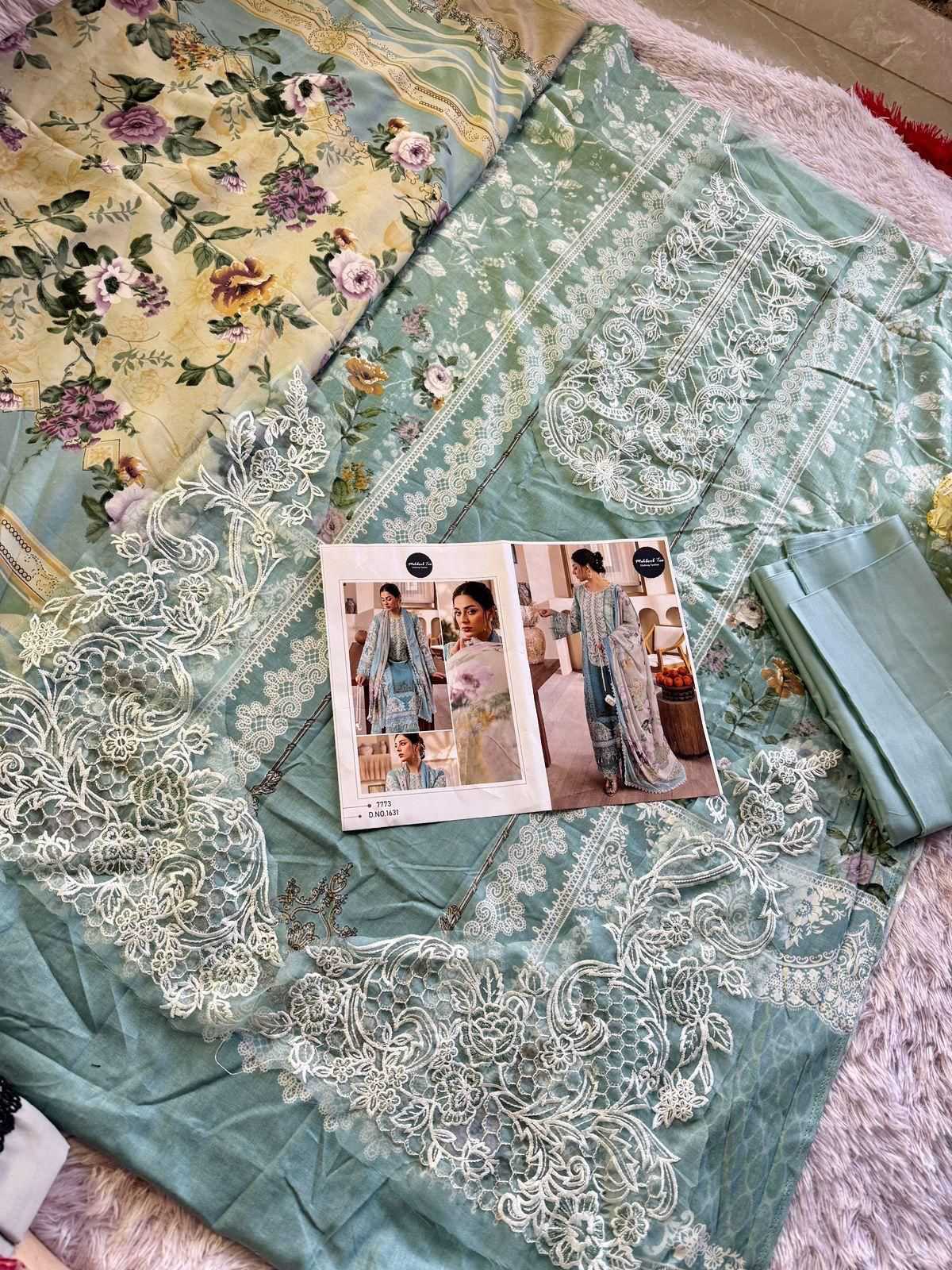 Ynf Cotton KESH677 Mehbbob tex 1631 Suits & Dresses Wholesale Printed Suits Embroidery Suits Cotton Suits Manufacturer- Kapda Export