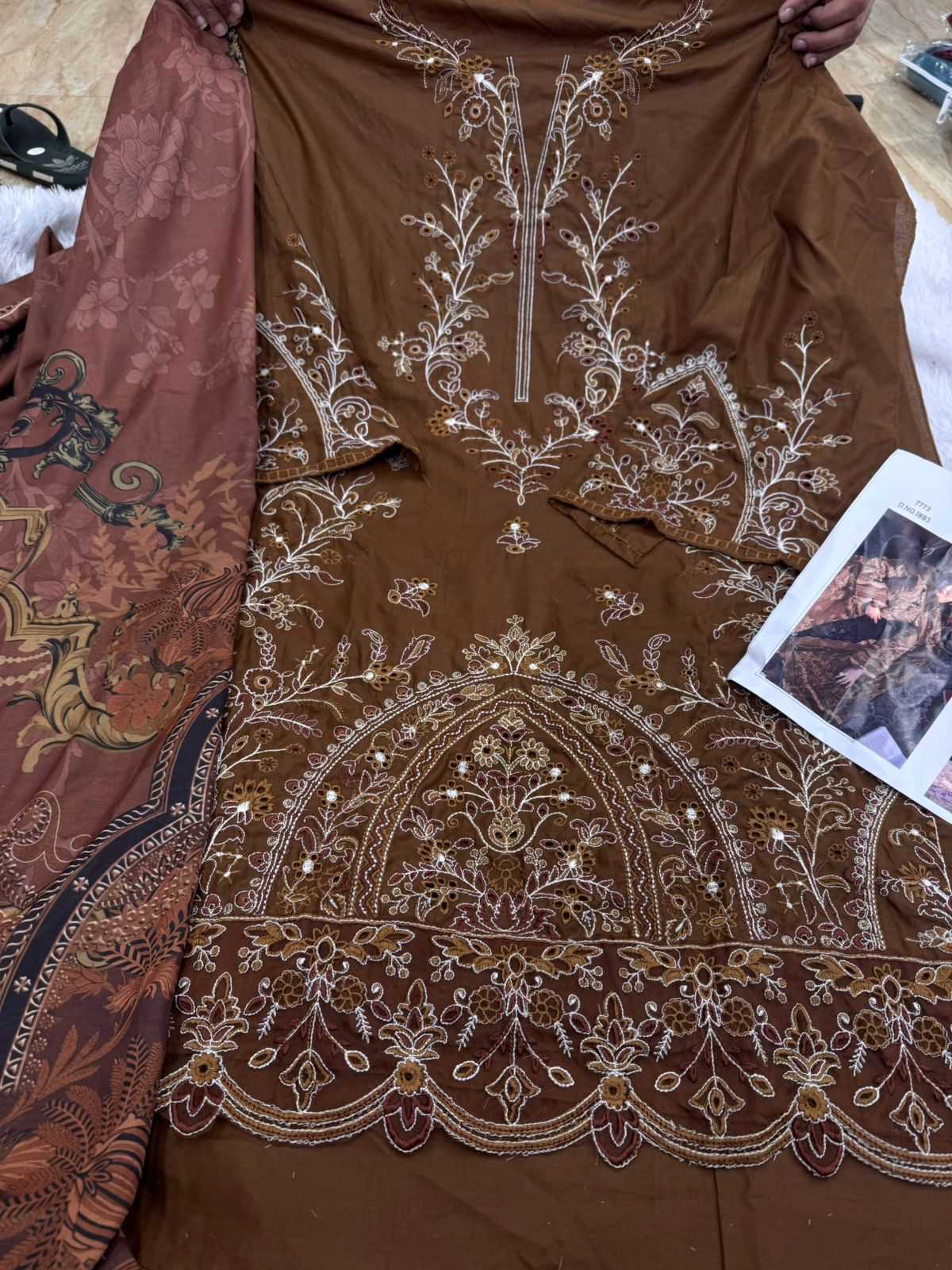 Ynf Cotton KESH677 MOHLOOL TEX Suits & Dresses Wholesale Ladies Suits Sharara Salwar Suits Embroidery Suits Manufacturer- Kapda Export