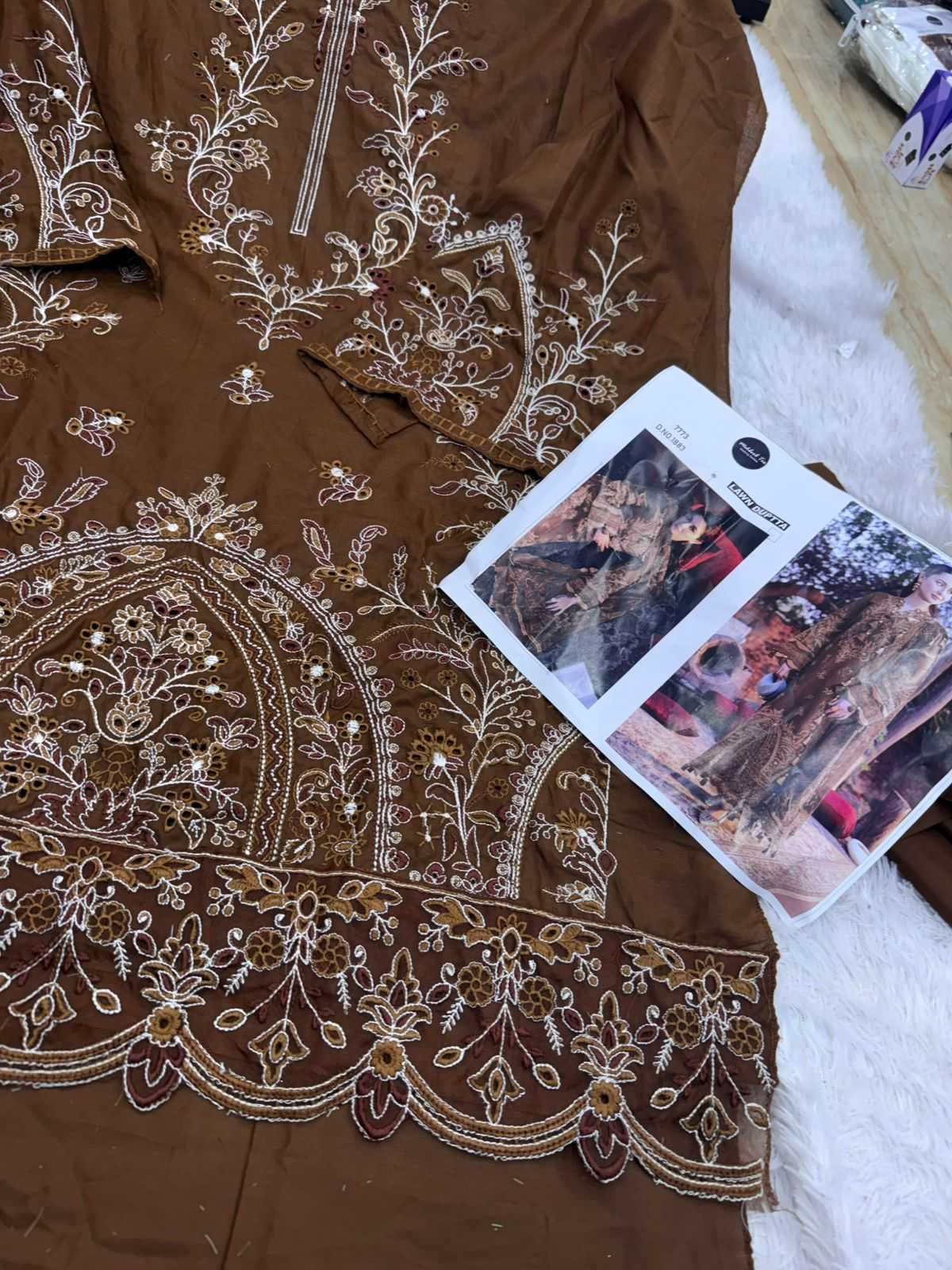 Ynf Cotton KESH677 MOHLOOL TEX Suits & Dresses Wholesale Ladies Suits Sharara Salwar Suits Embroidery Suits Manufacturer- Kapda Export