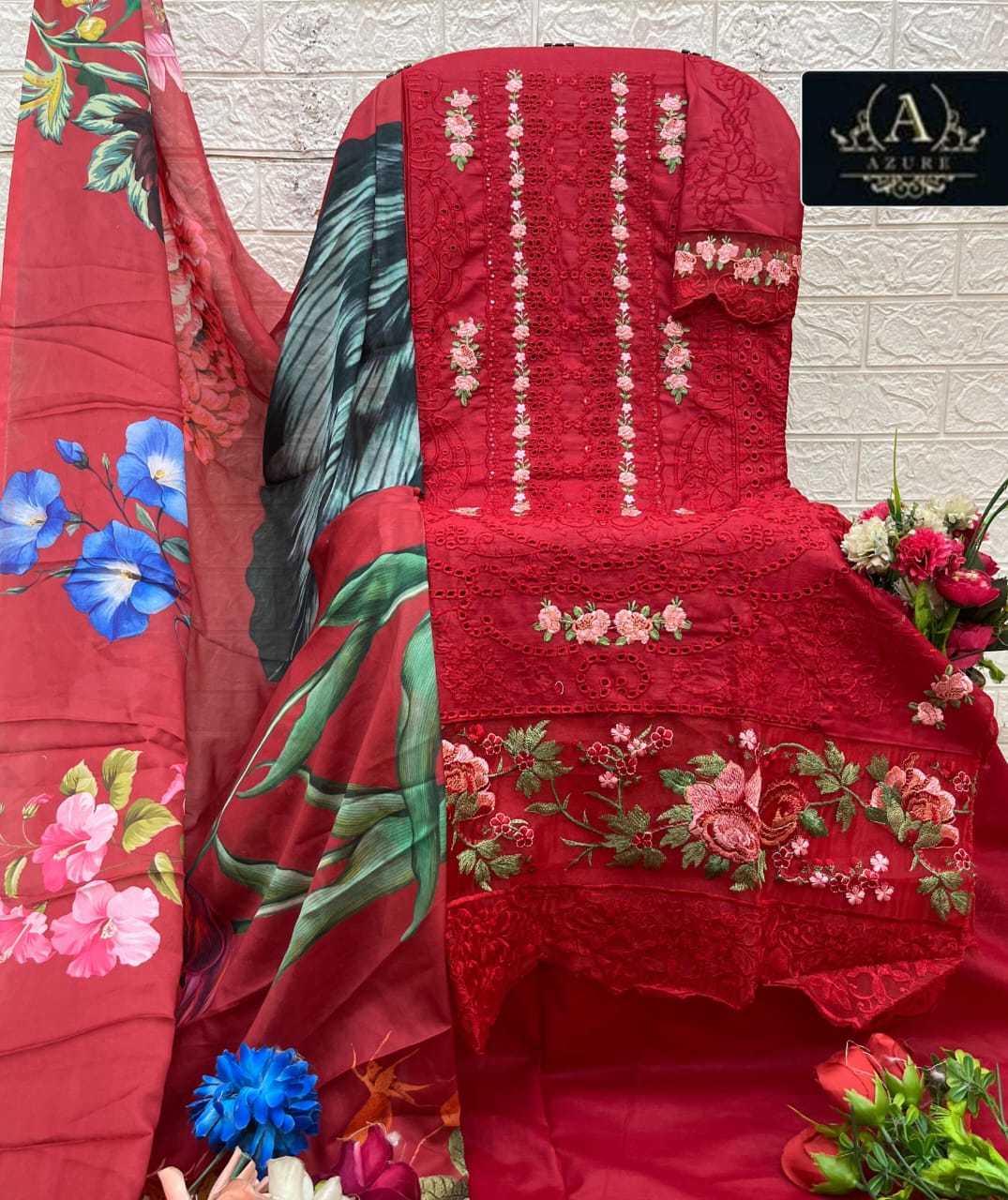 Ynf Cotton KESH677 SUPERHIT DESIGNS Suits & Dresses Wholesale Ladies Suits Sharara Salwar Suits Embroidery Suits Manufacturer- Kapda Export