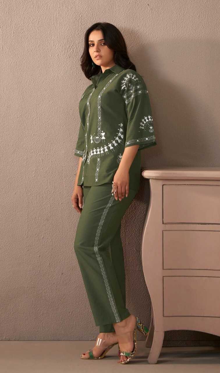 Ynf Cotton KESH684 chic Western Wears Wholesale Co-ord Set Tops Bottom Wear Manufacturer- Kapda Export
