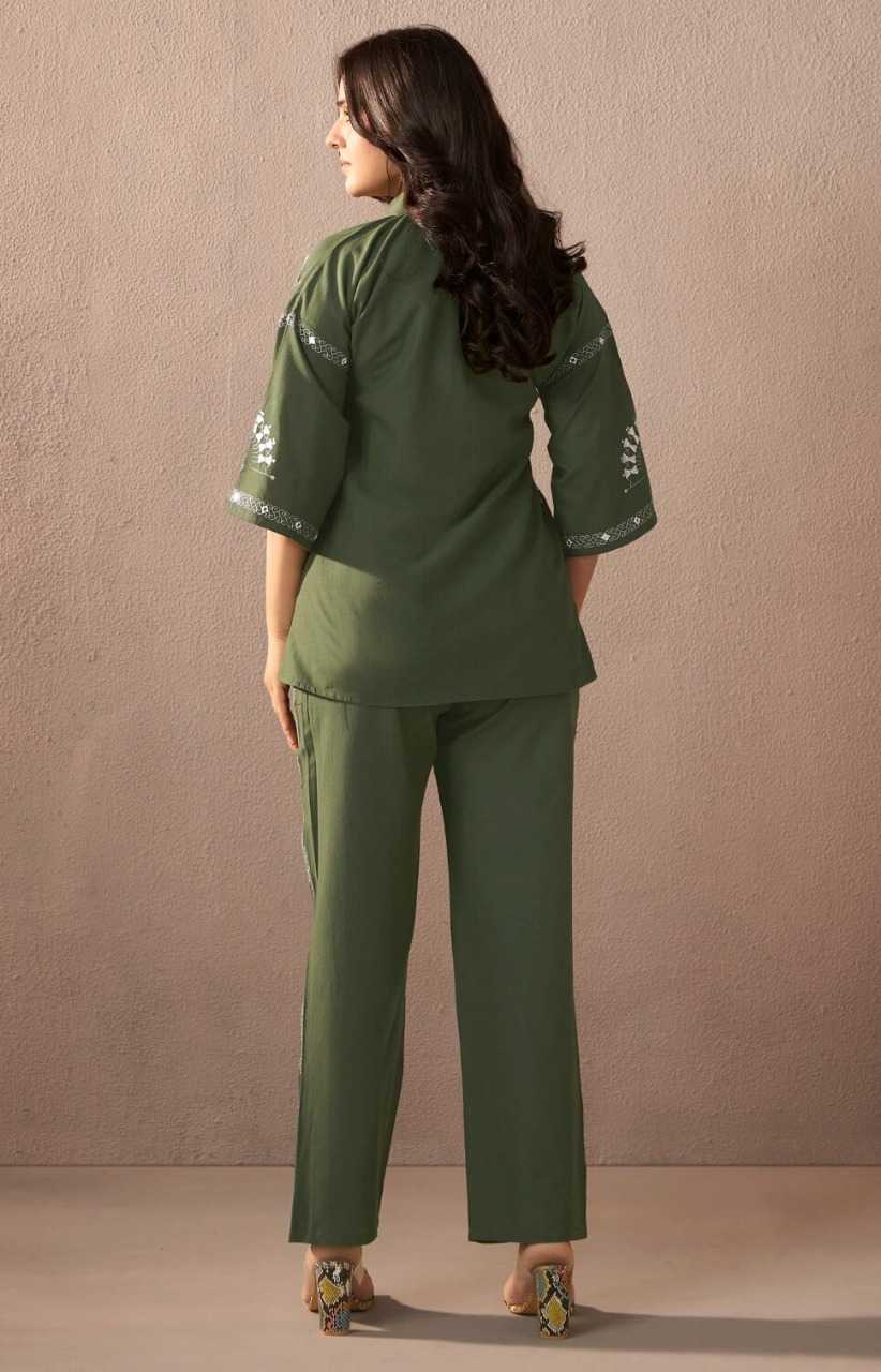 Ynf Cotton KESH684 chic Western Wears Wholesale Co-ord Set Tops Bottom Wear Manufacturer- Kapda Export