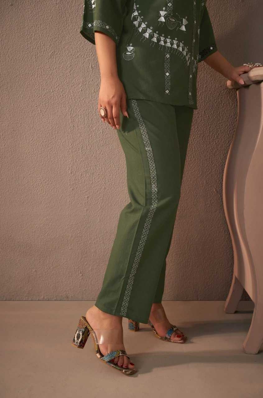 Ynf Cotton KESH684 chic Western Wears Wholesale Co-ord Set Tops Bottom Wear Manufacturer- Kapda Export