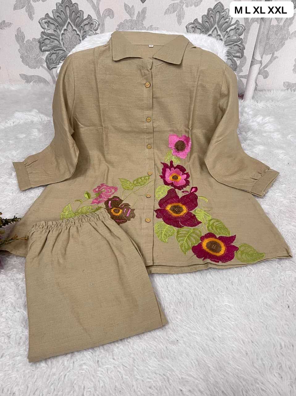 Ynf Cotton KESH684 ORD Western Wears Wholesale Co-ord Set Tops Bottom Wear Manufacturer- Kapda Export