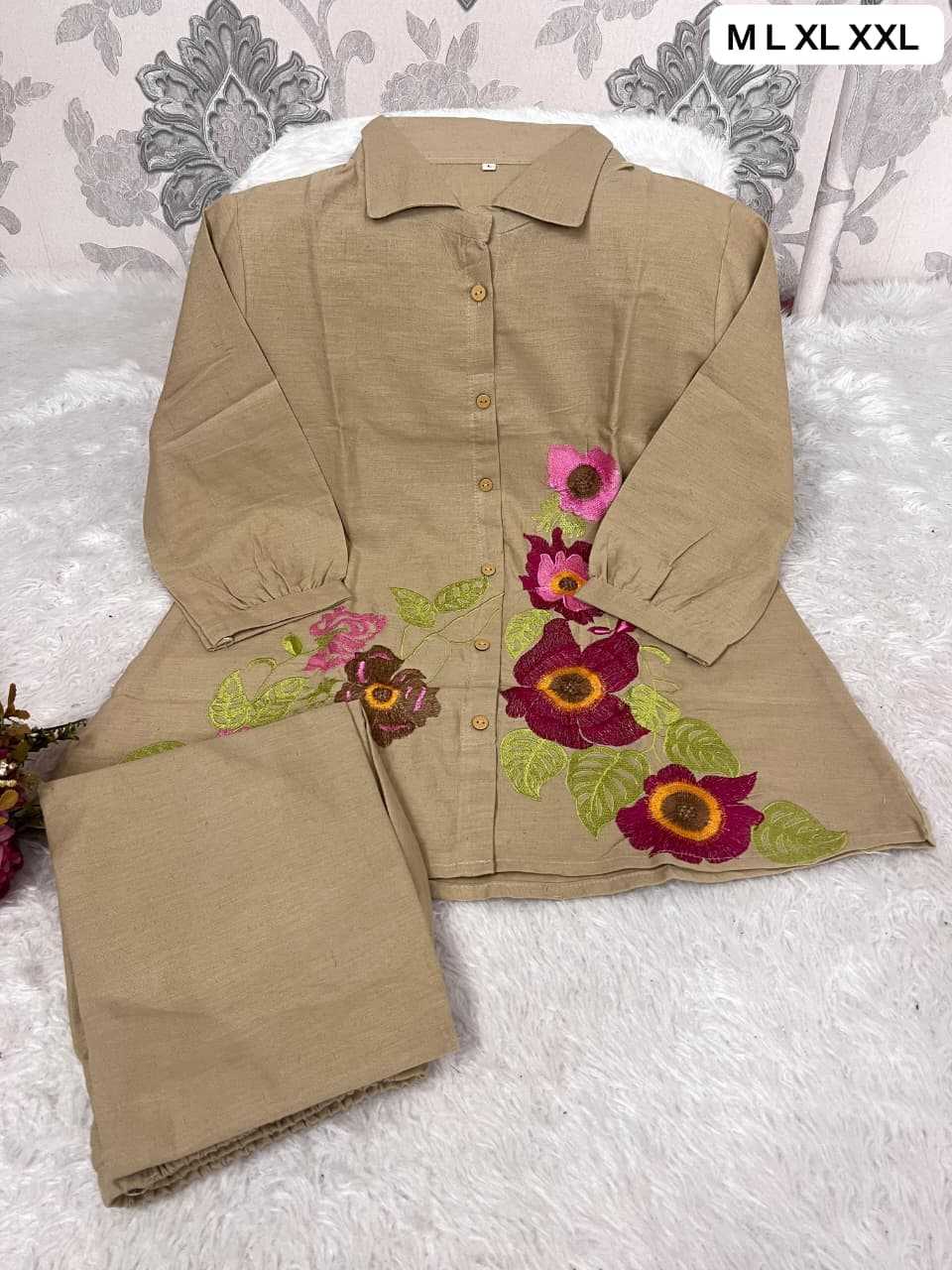 Ynf Cotton KESH684 ORD Western Wears Wholesale Co-ord Set Tops Bottom Wear Manufacturer- Kapda Export