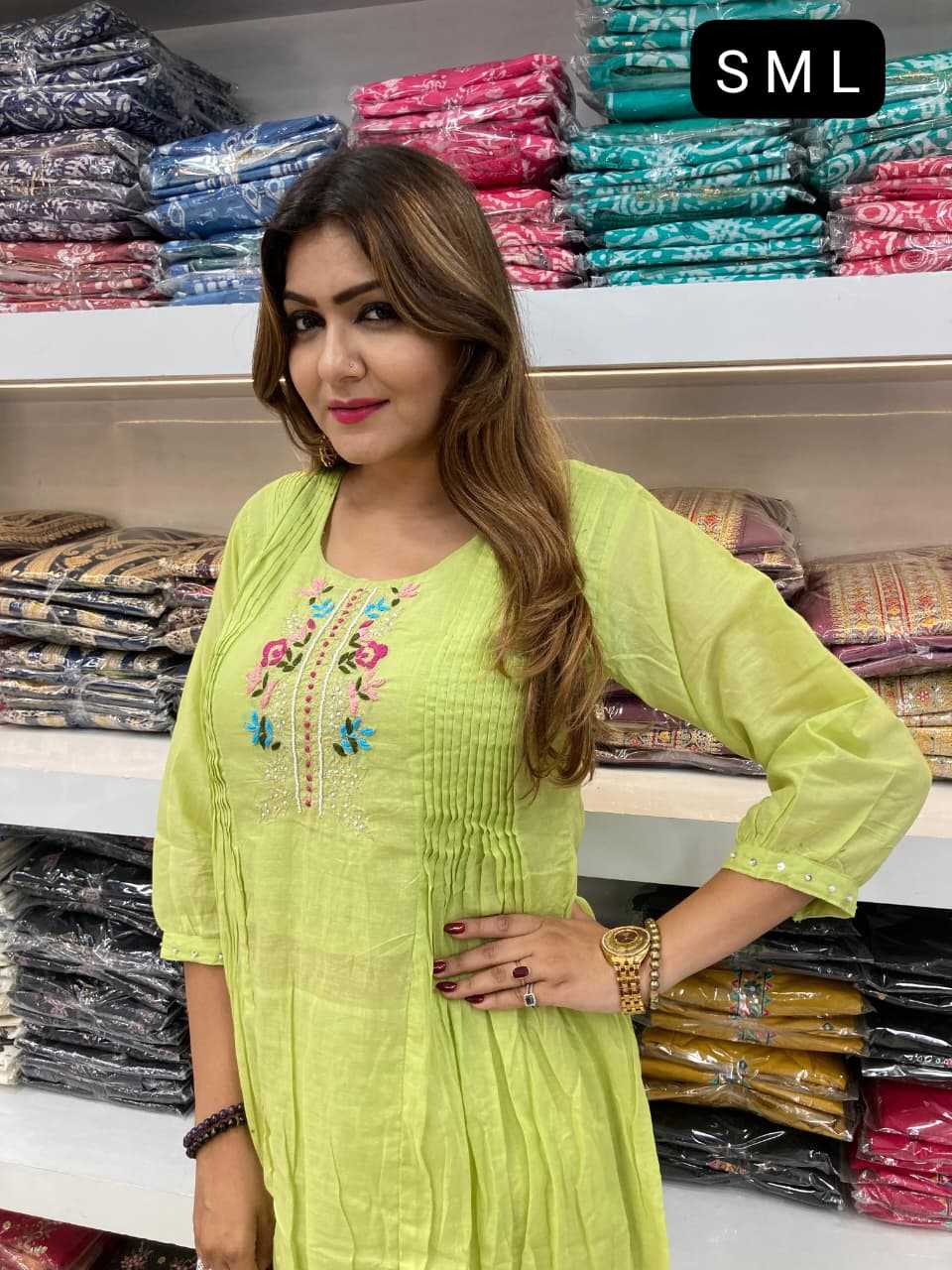 Ynf Cotton KESH720 Febric Suits & Dresses Wholesale Designer Suits Embroidered Suits A-Line Suits Manufacturer- Kapda Export