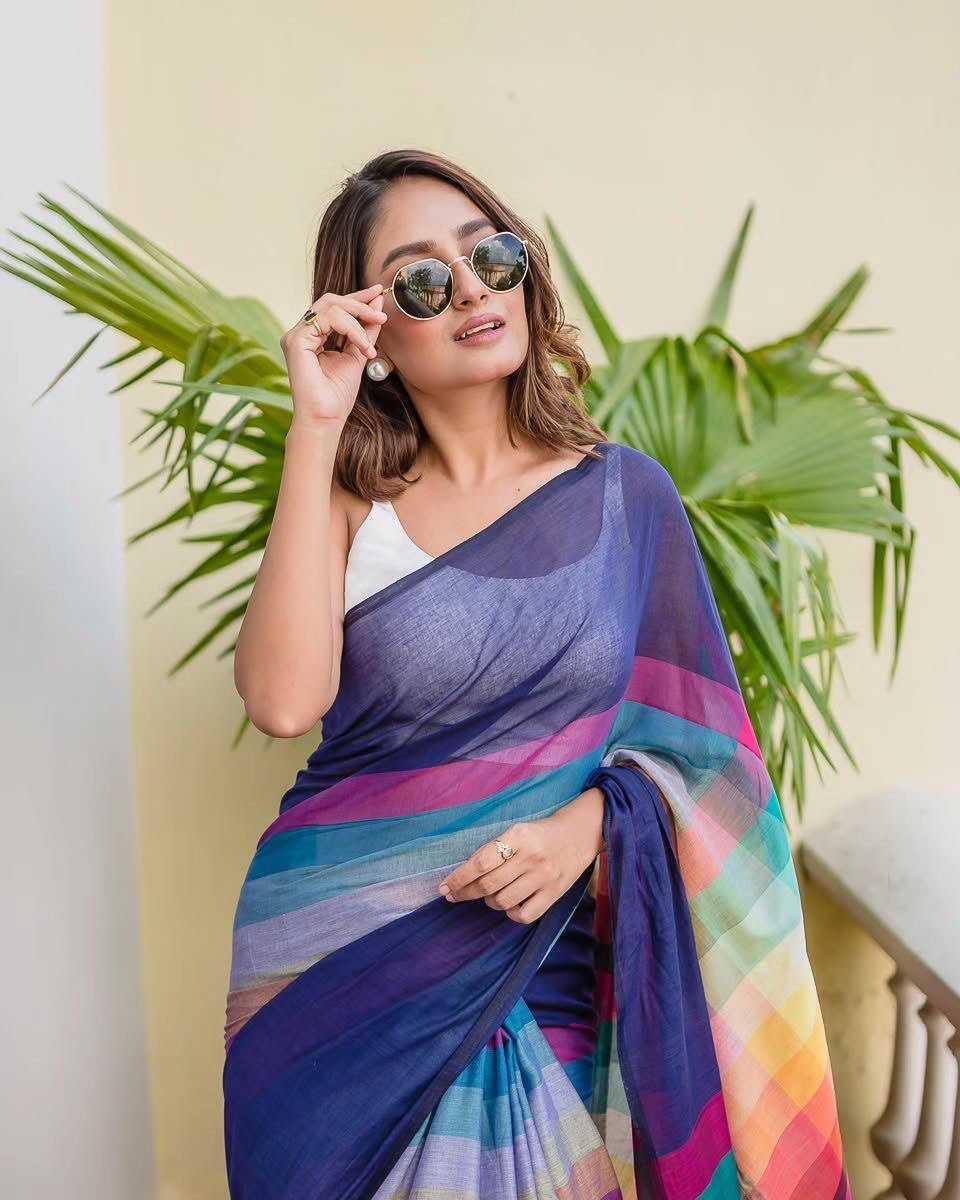 Ynf Cotton KESH740 231 Sarees Wholesale Designer Sarees Tussar Sarees Lightweight Sarees Manufacturer- Kapda Export