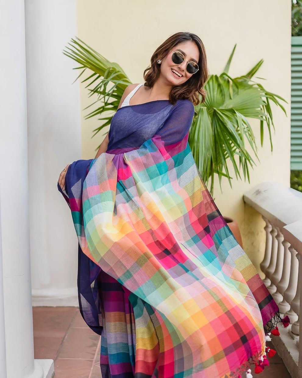 Ynf Cotton KESH740 231 Sarees Wholesale Designer Sarees Tussar Sarees Lightweight Sarees Manufacturer- Kapda Export