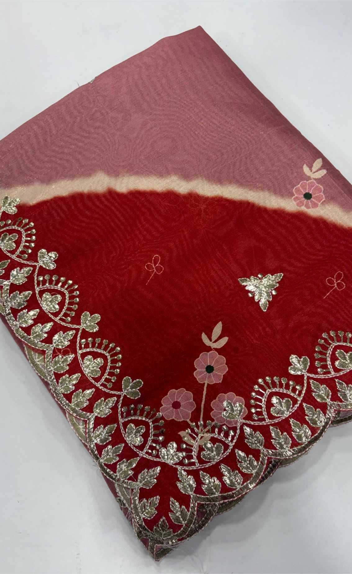 Ynf Cotton RIN102 Doria Sarees Wholesale Party Wear Sarees Fancy Sarees Gota Patti Sarees Manufacturer- Kapda Export