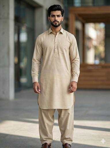 Ynf Cotton RIN125 Pathani vol 1 Mens Wear Festive Collections Wholesale Mens Kurtas Men Cotton Kurta Eid Collections Manufacturer- Kapda Export