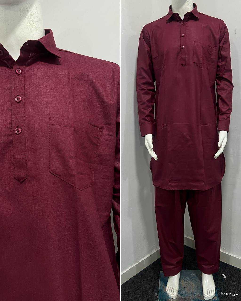 Ynf Cotton RIN125 Pathani vol 1 Mens Wear Festive Collections Wholesale Mens Kurtas Men Cotton Kurta Eid Collections Manufacturer- Kapda Export