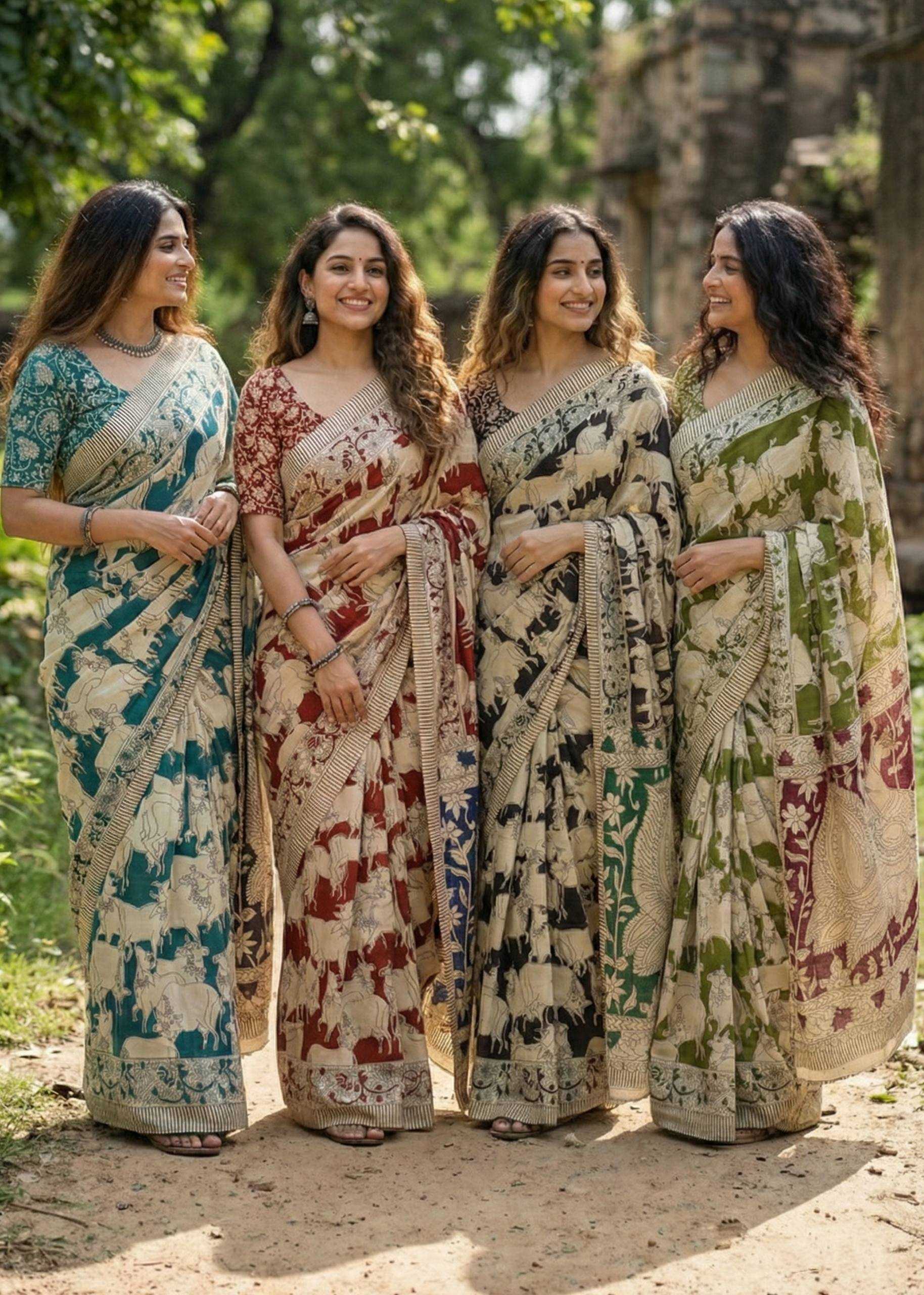 Ynf Cotton RIN229 bharti Sarees Wholesale Block Print Sarees Festive Sarees Mulmul Cotton Sarees Manufacturer- Kapda Export