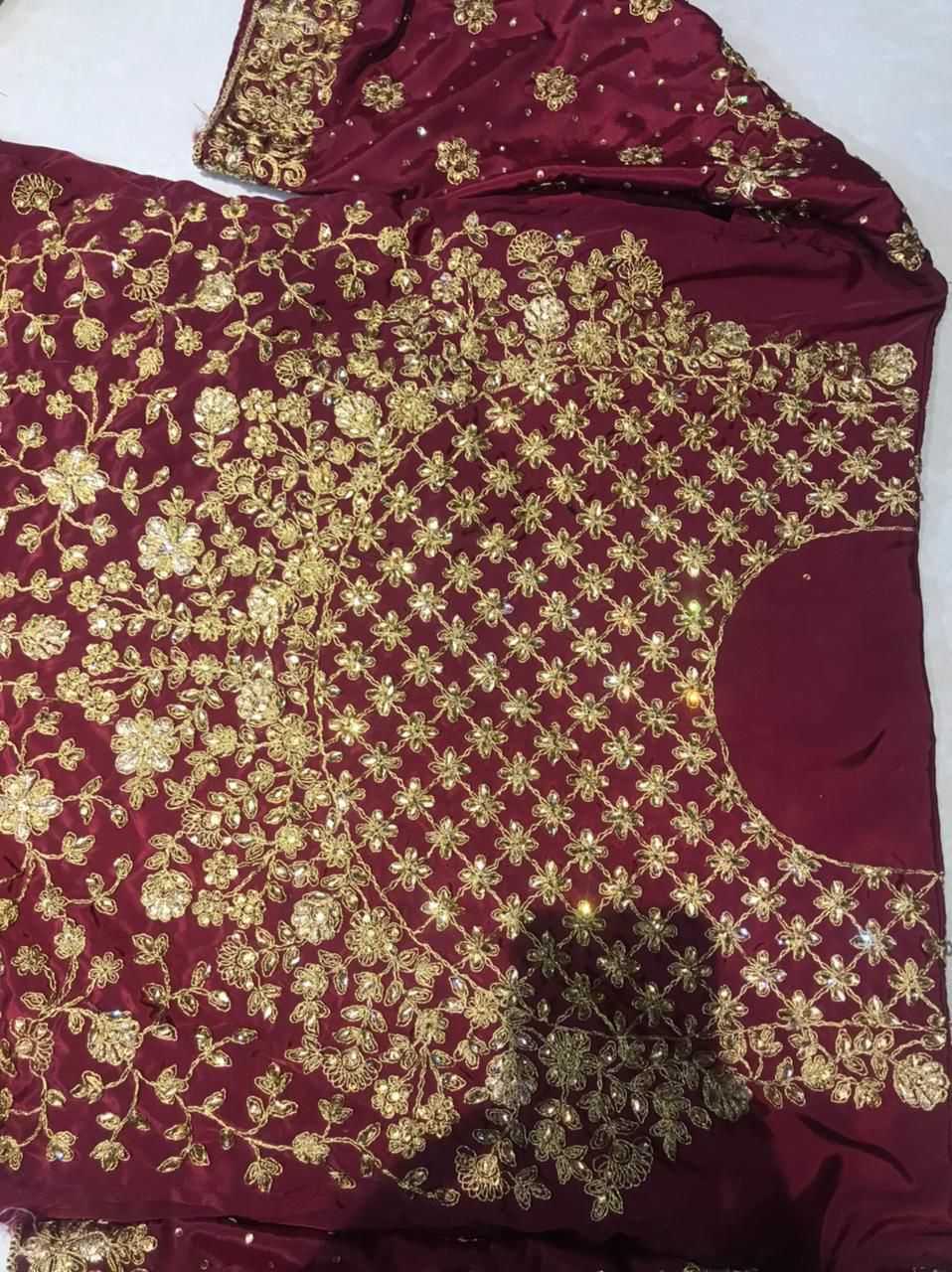 Ynf Crepe KESH494 MC-1095 Suits & Dresses Wedding Collections Wholesale Sharara Salwar Suits Bridal Wedding Dresses Bridal Suits Manufacturer- Kapda Export