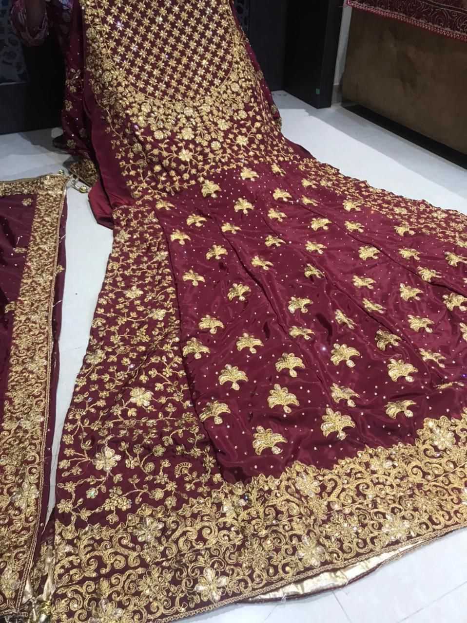 Ynf Crepe KESH494 MC-1095 Suits & Dresses Wedding Collections Wholesale Sharara Salwar Suits Bridal Wedding Dresses Bridal Suits Manufacturer- Kapda Export