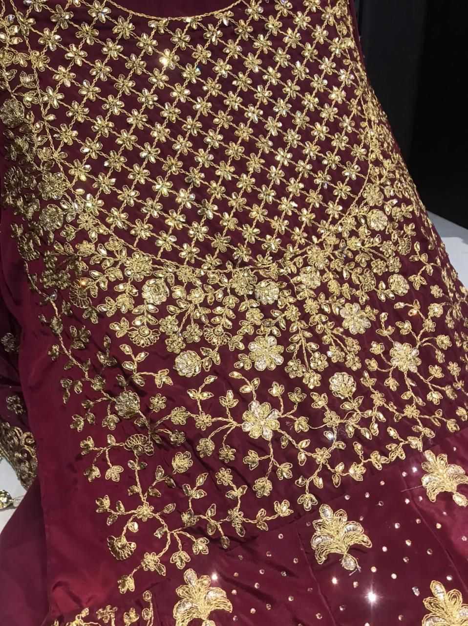 Ynf Crepe KESH494 MC-1095 Suits & Dresses Wedding Collections Wholesale Sharara Salwar Suits Bridal Wedding Dresses Bridal Suits Manufacturer- Kapda Export