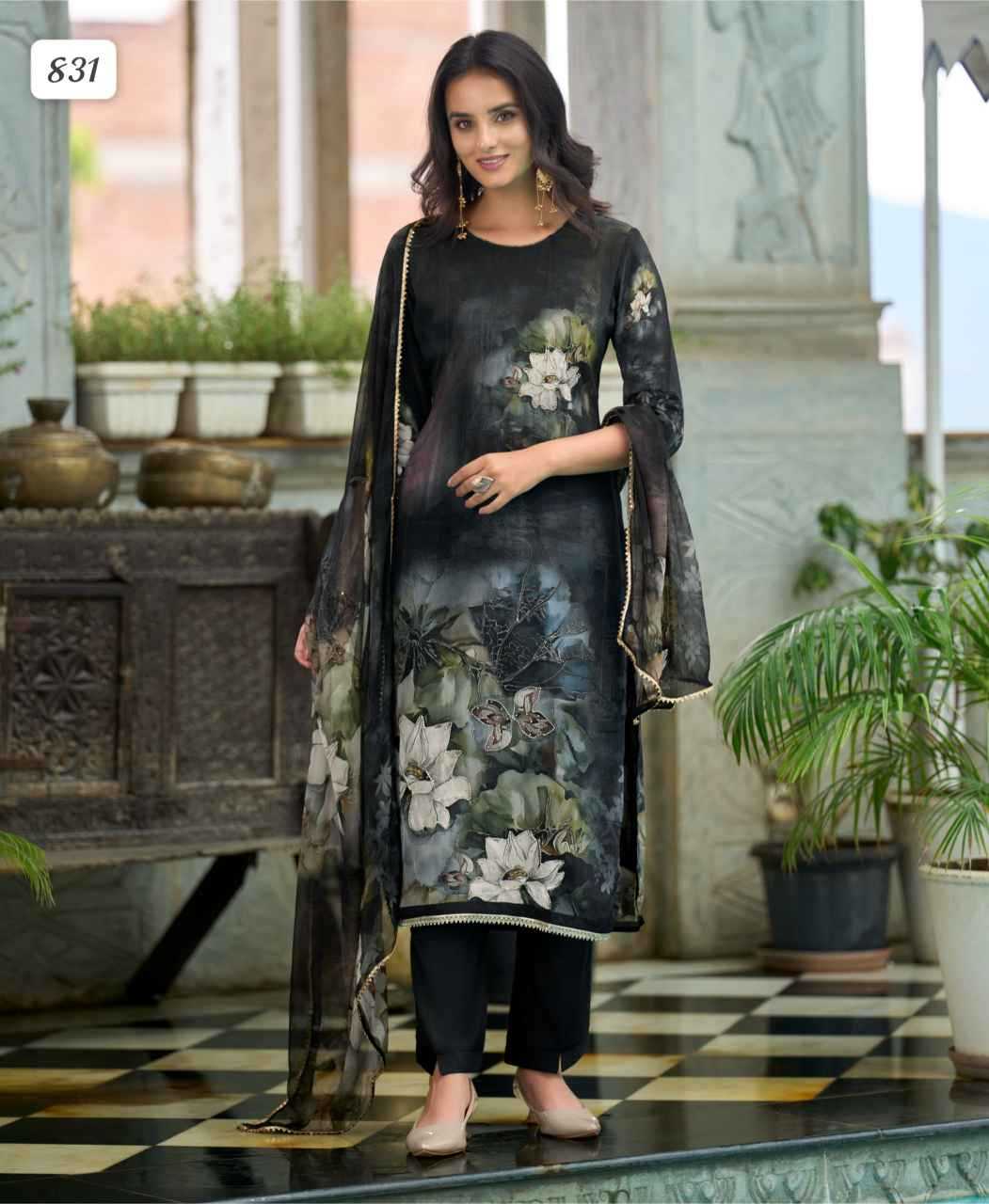 Ynf Crepe KESH530 Natural Crep Kurti Wholesale Designer Kurtis Printed Kurtis Straight Kurtis Manufacturer- Kapda Export