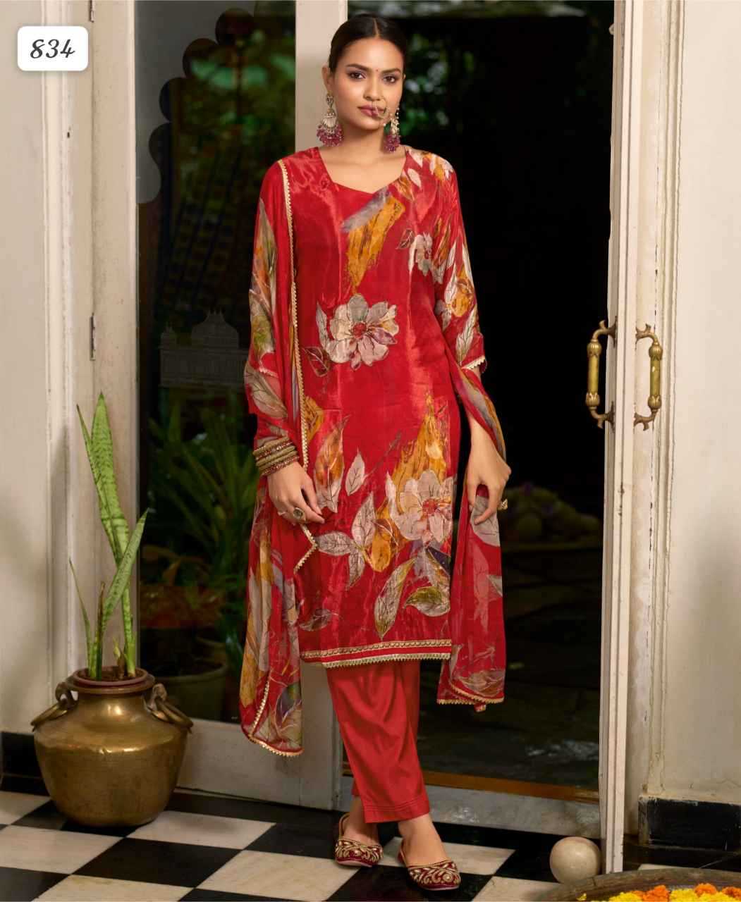 Ynf Crepe KESH530 Natural Crep Kurti Wholesale Designer Kurtis Printed Kurtis Straight Kurtis Manufacturer- Kapda Export