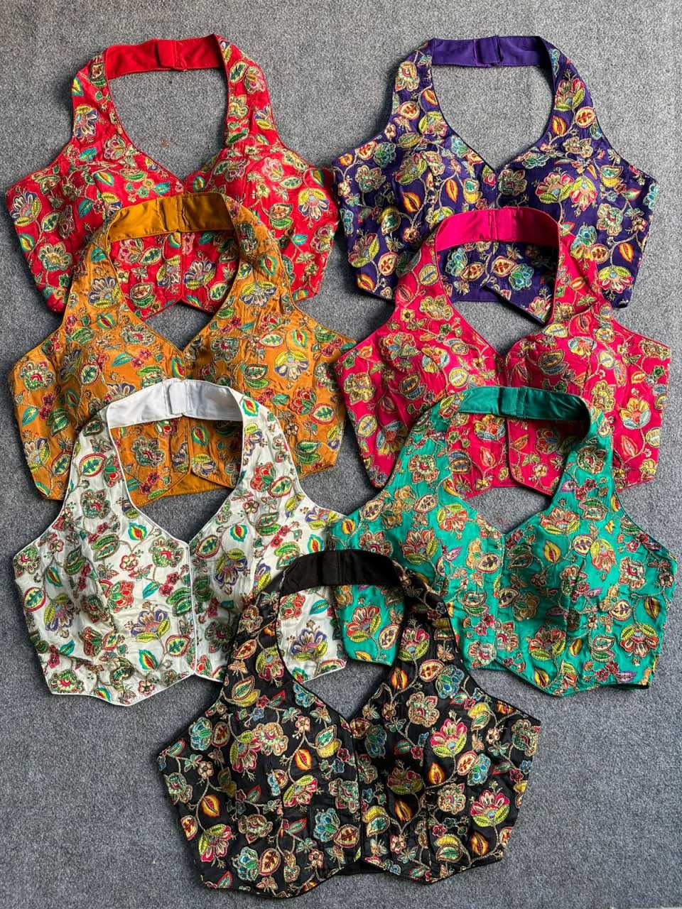 Ynf Crepe KESH728 105 Readymade Blouses Festive Collections Wholesale Printed Blouse Designer Blouse Fashion Blouse Manufacturer- Kapda Export