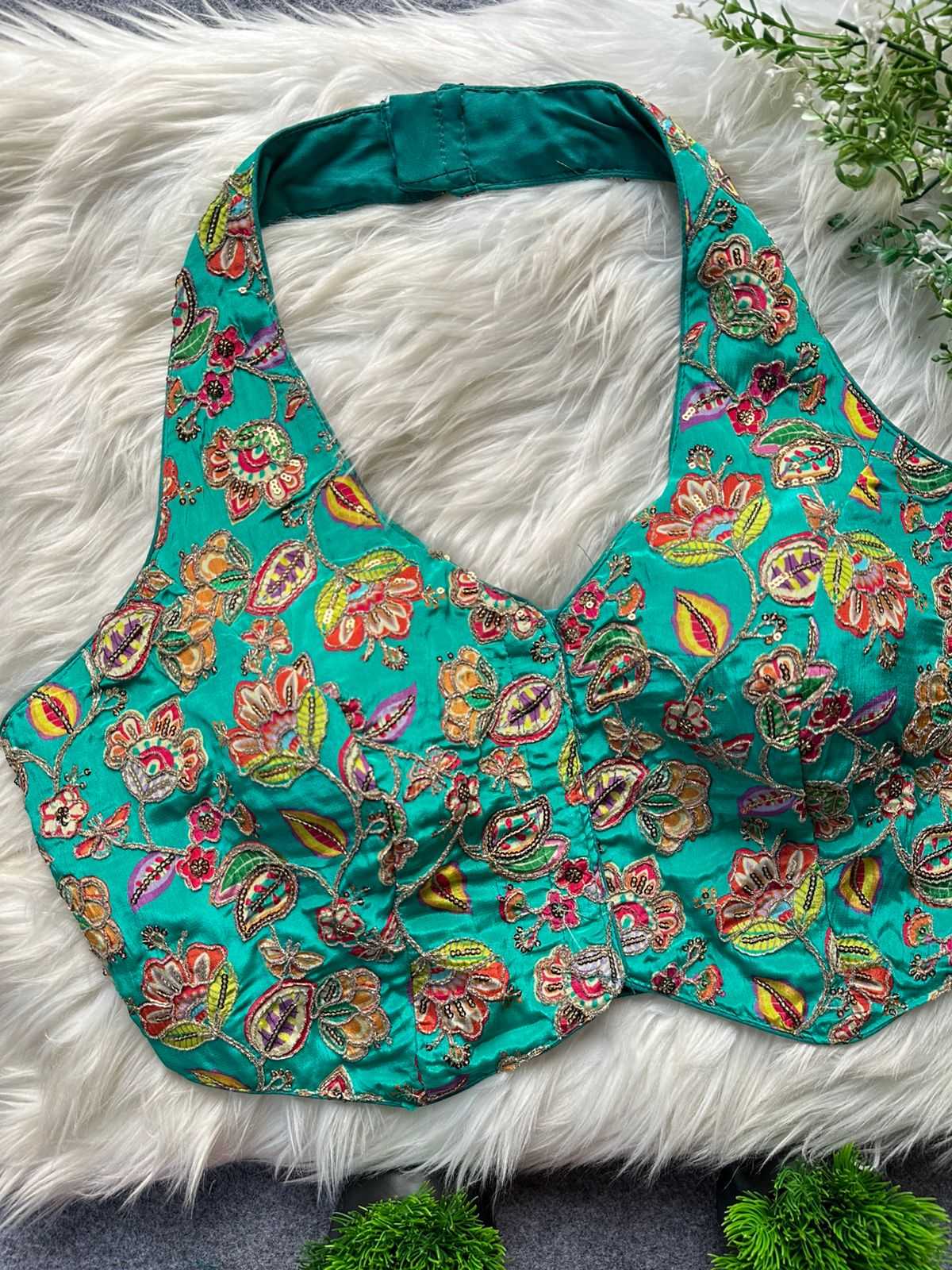 Ynf Crepe KESH728 105 Readymade Blouses Festive Collections Wholesale Printed Blouse Designer Blouse Fashion Blouse Manufacturer- Kapda Export