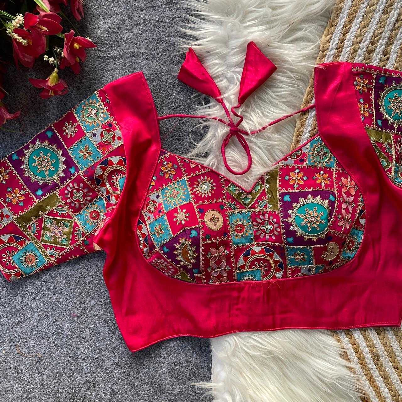 Ynf Crepe KESH728 110 Readymade Blouses Festive Collections Wholesale Printed Blouse Party Wear Blouse Fashion Blouse Manufacturer- Kapda Export