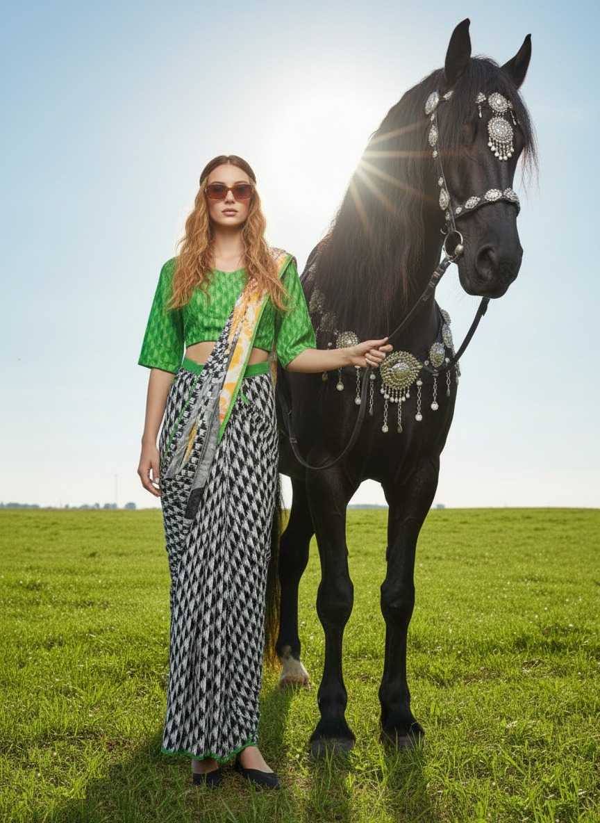 Ynf Crepe Silk KESH113 Hiso-3 Sarees Festive Collections Wholesale Designer Sarees Ready To Wear Sarees Silk Sarees Manufacturer- Kapda Export