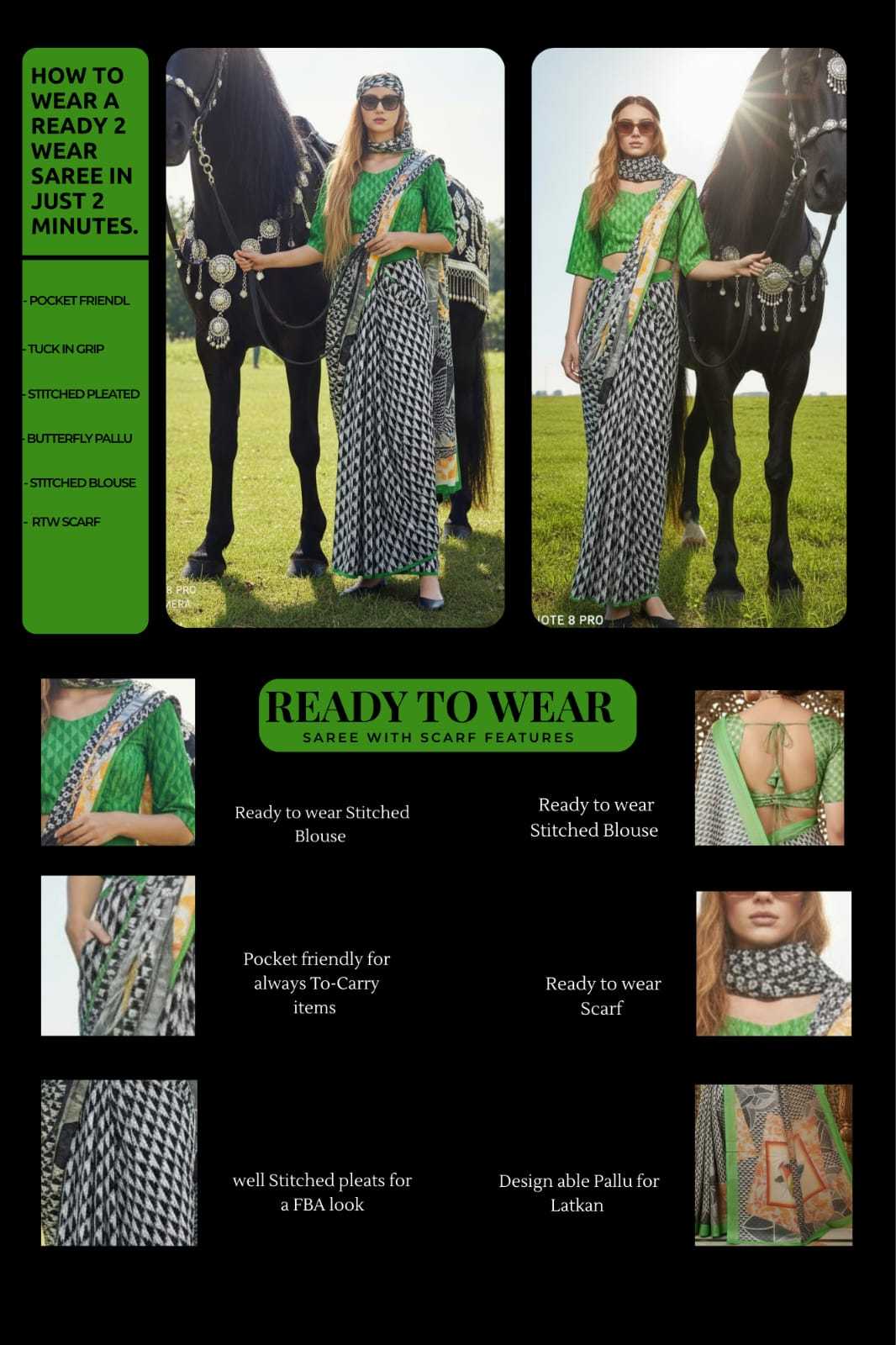 Ynf Crepe Silk KESH113 Hiso-3 Sarees Festive Collections Wholesale Designer Sarees Ready To Wear Sarees Silk Sarees Manufacturer- Kapda Export