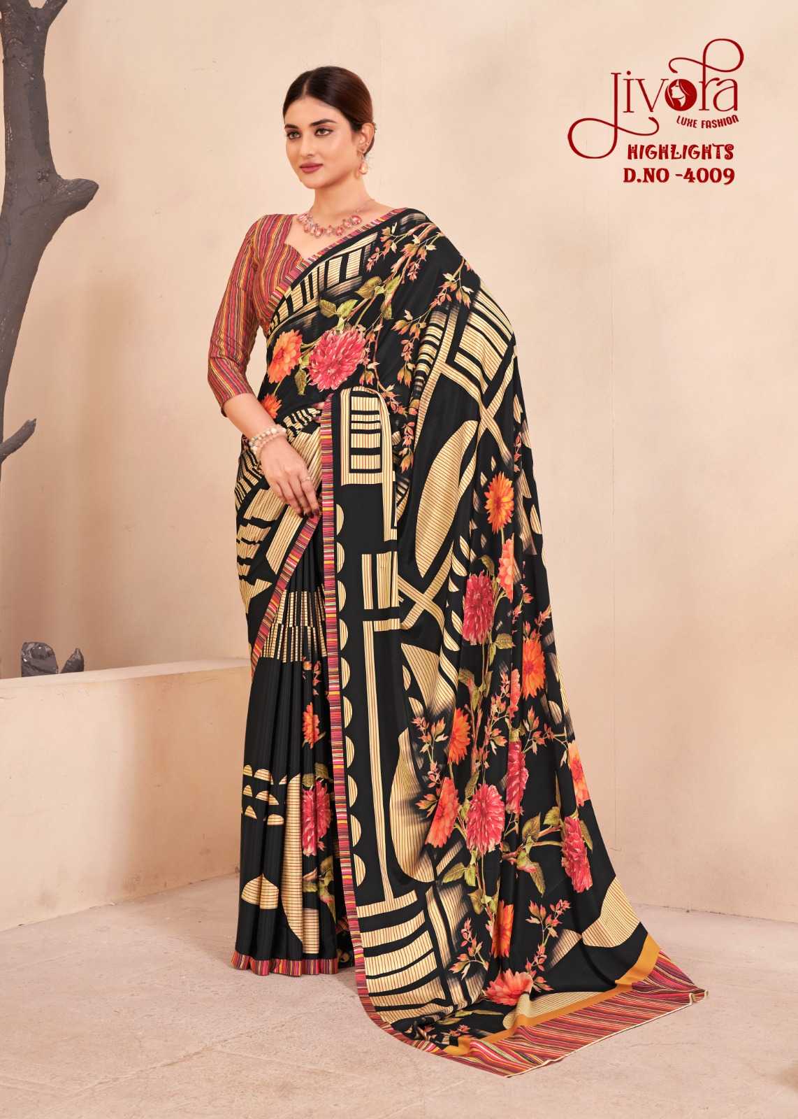 Ynf Crepe Silk KESH113 Jivora 4001 Sarees Wholesale Uniform Sarees Casual Sarees Office Wear Sarees Manufacturer- Kapda Export