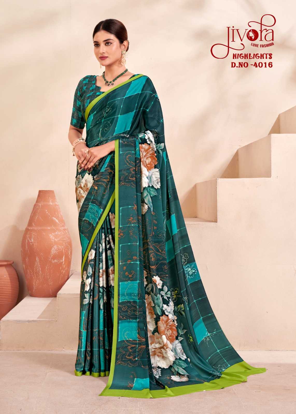 Ynf Crepe Silk KESH113 Jivora 4001 Sarees Wholesale Uniform Sarees Casual Sarees Office Wear Sarees Manufacturer- Kapda Export