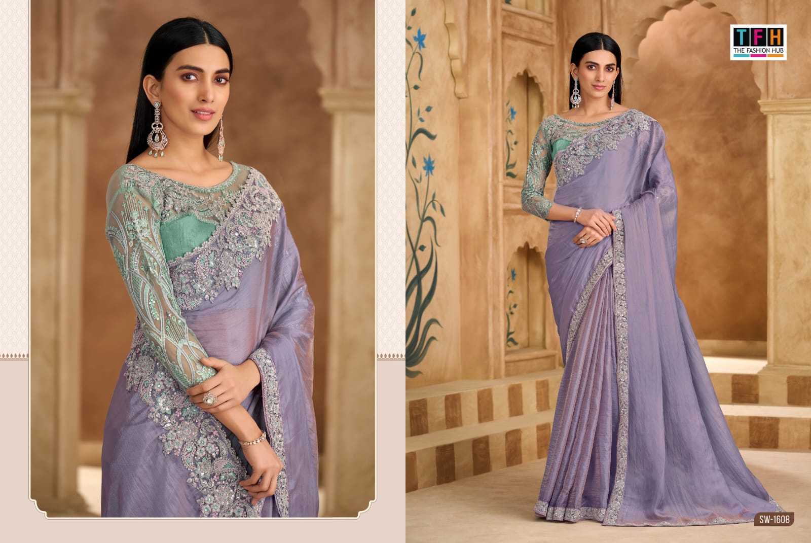 Ynf Crepe Silk KESH113 Tfh Sandal Wood Vol-16 1601 Sarees Wholesale Party Wear Sarees Festive Sarees Casual Sarees Manufacturer- Kapda Export