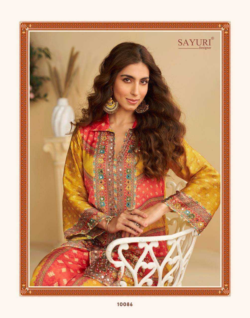 Ynf Crepe Silk KESH530 CATL Western Wears Wholesale Co-ord Set Tops Bottom Wear Manufacturer- Kapda Export