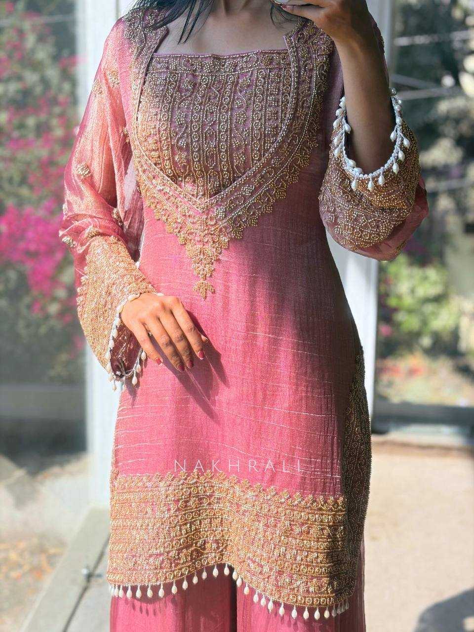 Ynf Crush Silk KESH528 500 Suits & Dresses Wholesale Sharara Salwar Suits Palazzo Suit Designer Suits Manufacturer- Kapda Export