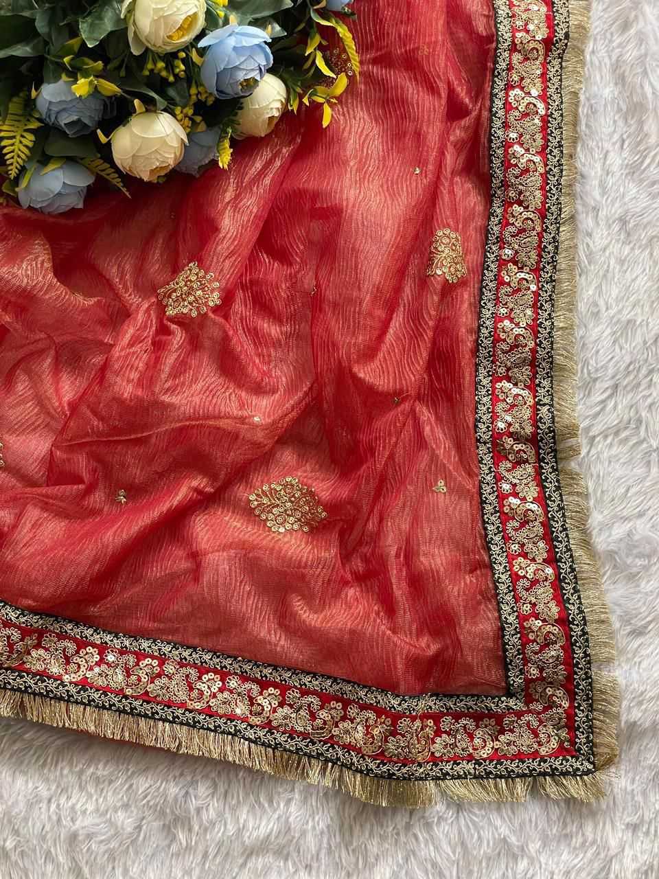 Ynf Crush Silk RIN134 GRIVA Sarees Wholesale Designer Sarees Party Wear Sarees Lace Border Sarees Manufacturer- Kapda Export