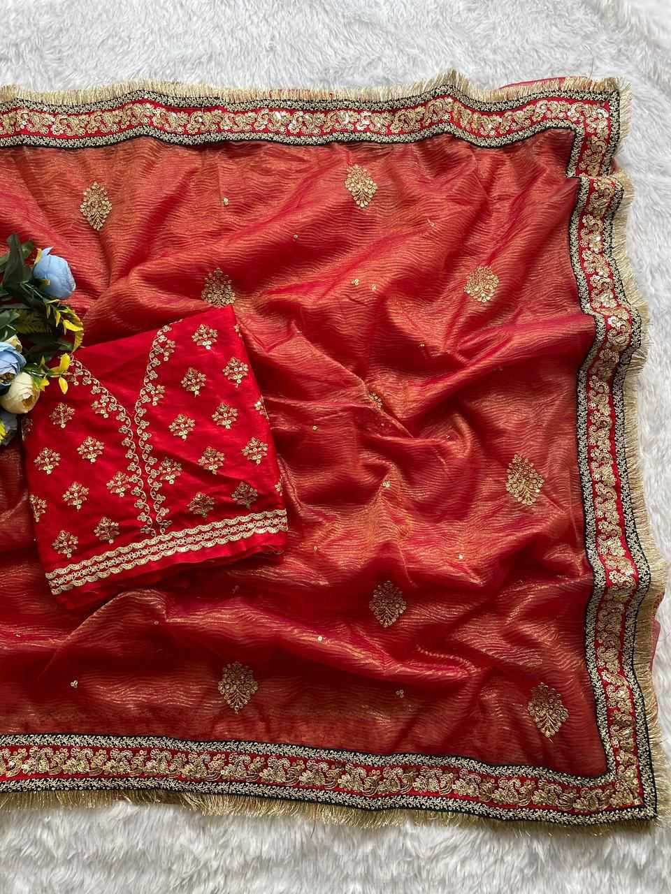 Ynf Crush Silk RIN134 GRIVA Sarees Wholesale Designer Sarees Party Wear Sarees Lace Border Sarees Manufacturer- Kapda Export