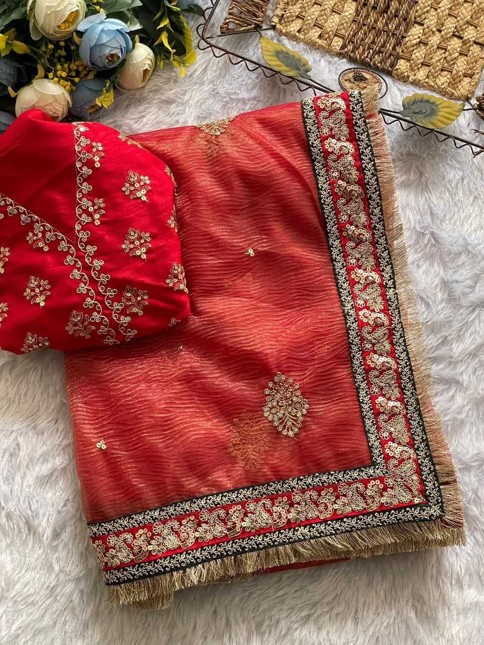 Ynf Crush Silk RIN134 GRIVA Sarees Wholesale Designer Sarees Party Wear Sarees Lace Border Sarees Manufacturer- Kapda Export