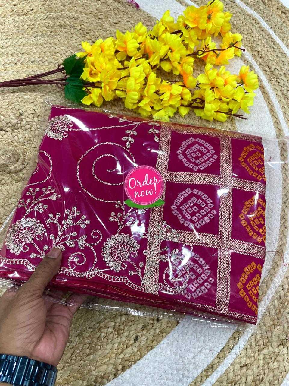 Ynf Dola Silk KESH514 Bandhej Sarees Wholesale Bandhani Bandhej Sarees Traditional Sarees Festive Sarees Manufacturer- Kapda Export