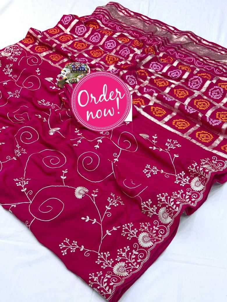 Ynf Dola Silk KESH514 Bandhej Sarees Wholesale Bandhani Bandhej Sarees Traditional Sarees Festive Sarees Manufacturer- Kapda Export