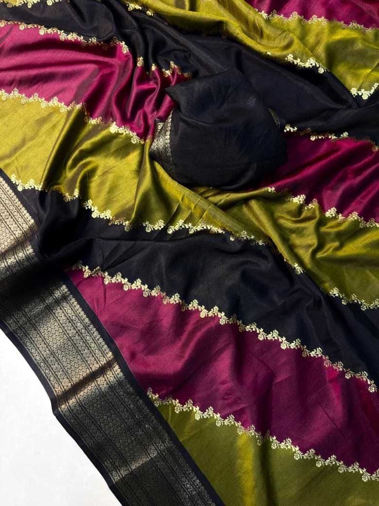 Ynf Dola Silk KESH573 305 Sarees Festive Collections Wholesale Black Sarees Silk Sarees Sarees With Blouse Manufacturer- Kapda Export