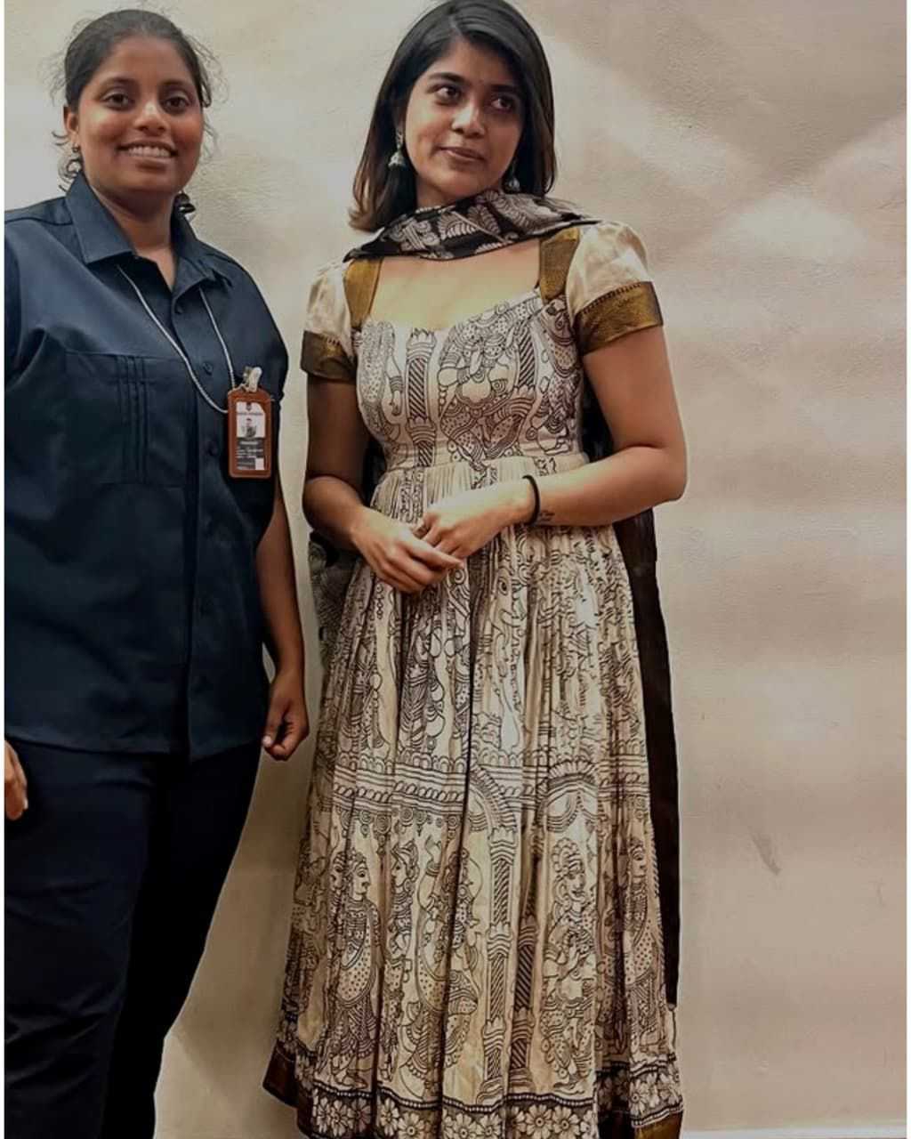 Ynf Dola Silk KESH599 kalamkari Gowns Wholesale Anarkali Gown Designer Gowns Silk Gowns Manufacturer- Kapda Export